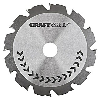 Craftomat Cirkelzaagblad HM (190 mm, Boorgat: 30 mm, 12 tanden)
