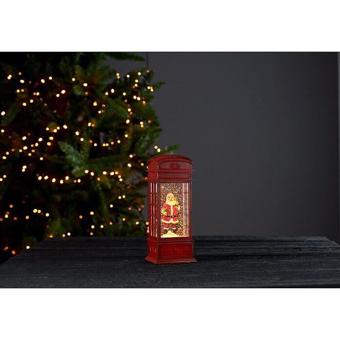 Eglo Figura LED navideña Cabina (8,5 x 8,5 x 22 cm, Rojo, LED) | BAUHAUS