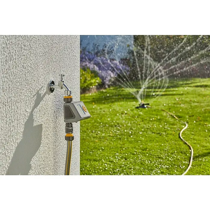 Neptun Bewässerungscomputer - Bewässerungsdauer: 1 min - 240 min - Der Gardena Bewässerungscomputer am Wasserhahn sorgt für eine zuverlässige und automatische Bewässerung des Gartens.