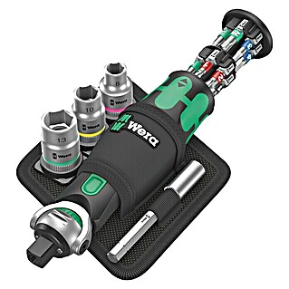 Wera Zyklop Knarre Pocket 8009 (¼″, 18 -tlg.)