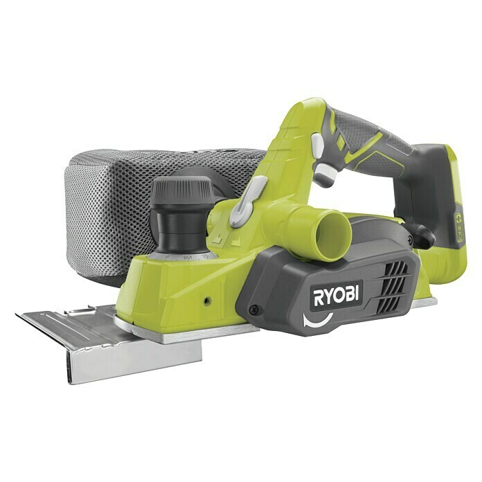 Ryobi ONE+ Akku-Handhobel R18PL-018 V, Li-Ionen, Ohne Akku, Hobelbreite: 82 mm Front View