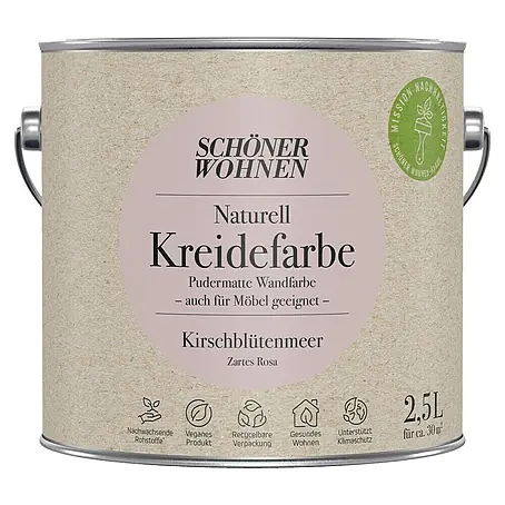 SCHÖNER WOHNEN-Farbe Naturell Wandfarbe Kreidefarbe