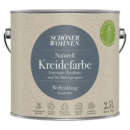 SCHÖNER WOHNEN-Farbe Naturell Wandfarbe Kreidefarbe