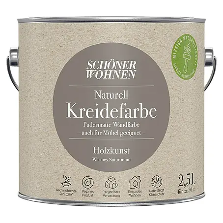 SCHÖNER WOHNEN-Farbe Naturell Wandfarbe Kreidefarbe