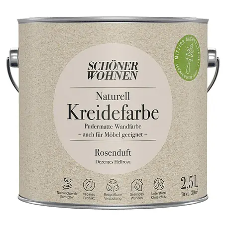 SCHÖNER WOHNEN-Farbe Naturell Wandfarbe Kreidefarbe