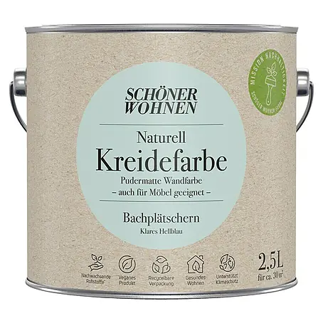 SCHÖNER WOHNEN-Farbe Naturell Wandfarbe Kreidefarbe