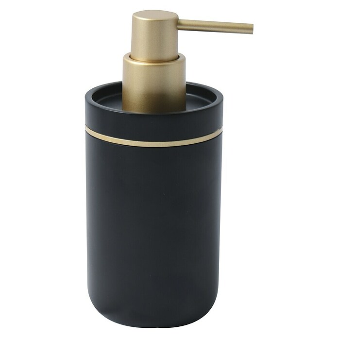 Tendance - Dosificador De Jabón Gres Redondo 300 Ml - Negro | Leroy Merlin