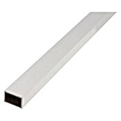 Stabilit Tubo rectangular (2,6 m x 40 mm x 20 mm, Aluminio, Blanco)