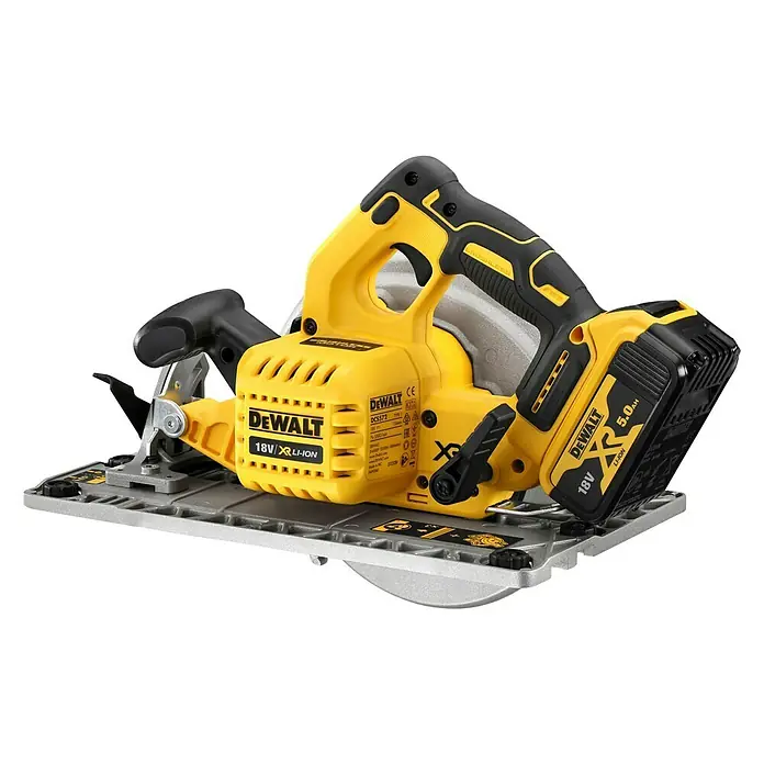 DeWalt XR 18V Akku-Handkreissäge DCS572N-XJ - Ohne Akku, 0 U/min - 5.500 U/min - Akku-Handkreissäge von DeWalt, ideal für präzise Schnitte. Leistungsstark und zuverlässig für Profis und Heimwerker.