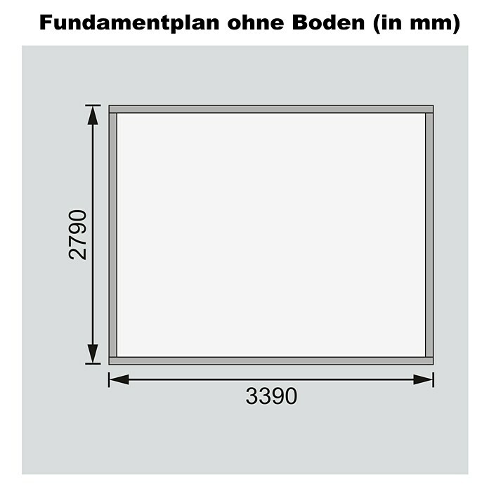 Karibu Blockbohlenhaus Bastrup 7 (297 x 375 cm, Wandstärke: 28 mm, Pultdach)