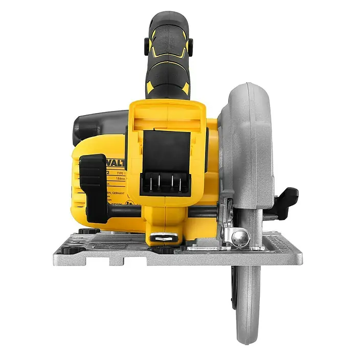 DeWalt XR 18V Sierra circular de batería DCS572N-XJ - 18 V, Sin batería, 5.500 r.p.m. - La sierra circular inalámbrica DeWalt con una carcasa robusta y una guía de corte precisa para diversas tareas de aserrado.