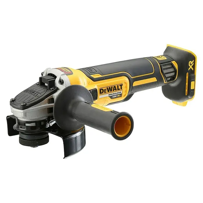 DeWalt XR 18V Akku-Winkelschleifer DCG405N-XJ - 18 V, Ohne Akku, Durchmesser Scheibe: 125 mm, Leerlaufdrehzahl: 9.000 U/min - Bild einer DeWalt 18V XR Akku-Winkelschleifer, ein robustes Werkzeug für Schleifarbeiten.
