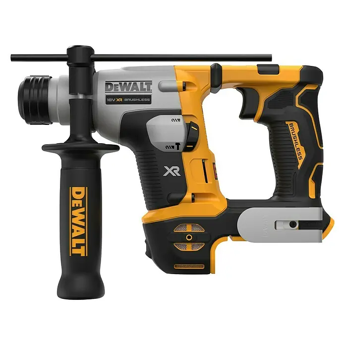 DeWalt XR 18V Akku-Bohrhammer DCH172N-XJ - 18 V, Ohne Akku, 1,4 J - Abbildung eines Dewalt 18V XR Brushless-Bohrhammers, ideal für schwere Bauarbeiten.