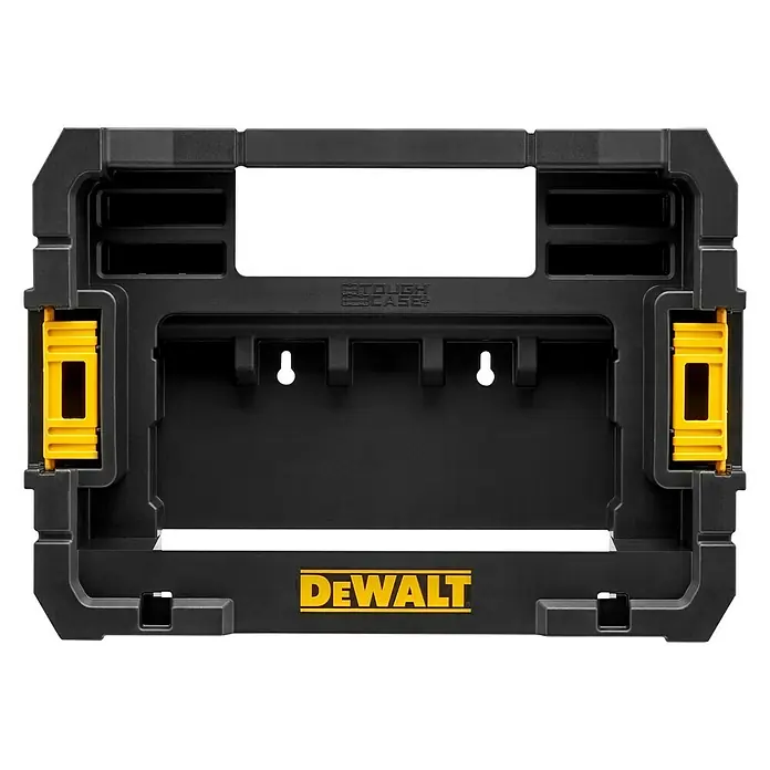 DeWalt Werkzeugkasten - Kunststoff, L x B x H: 437 x 310 x 120 mm - Abbildung eines DeWalt Werkzeugkoffers aus der Tough Case Serie, ideal für die Organisation von Werkzeugen.