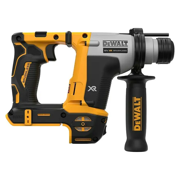 DeWalt XR 18V Akku-Bohrhammer DCH172N-XJ - 18 V, Ohne Akku, 1,4 J - Abbildung eines gelb-schwarzen DeWalt Akku-Bohrhammers.