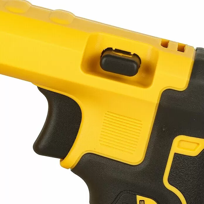 DeWalt XR 18V Akku-Kombihammer DCH133N-XJ - 18 V, Ohne Akku, 2,6 J - Gelbes und schwarzes Handwerkzeug mit strukturiertem Griff und Schiebeschalter.