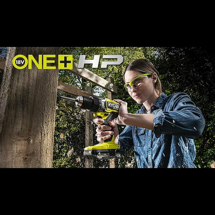 Ryobi ONE+HP Akku-Bohrschrauber RDD18X1-0 - 18 V, Ohne Akku, 105 Nm - 18V Cordless HP Brushless Percussion Drill [RPD18X]