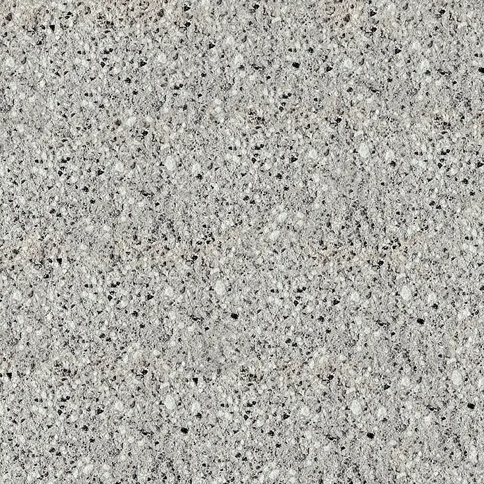 Diephaus Palisade Niles - 60 x 20 x 8 cm, Granit, Beton - Nahaufnahme einer Terrazzo-Fliese mit grauer Grundfarbe und kleinen, dunklen und hellen Sprenkeln.