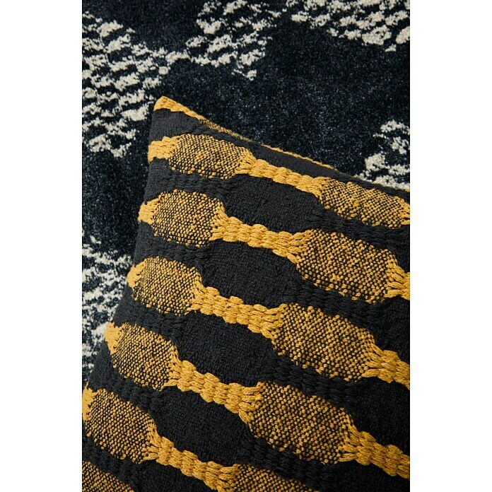 Cojín Reunion (Navy/Ocre, 45 x 45 cm) | BAUHAUS