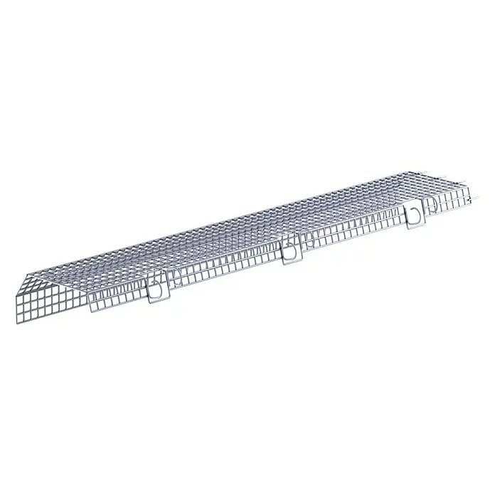 Sarei Laubstop - Länge: 2,32 m - Metallkabelrinne mit feinem Gittermuster, ideal für die strukturierte Kabelführung. Robustes Design für effizientes Kabelmanagement.