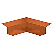 Sarei Piccolo Kastenrinnenwinkel (Nennweite: 70 mm, Innenecke, Aluminium, Ziegelrot) | BAUHAUS