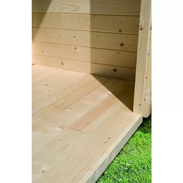 Karibu FußbodenPassend für: Geräte- und Gartenhäuser mit 4 x 3,1 m Sockelmaß