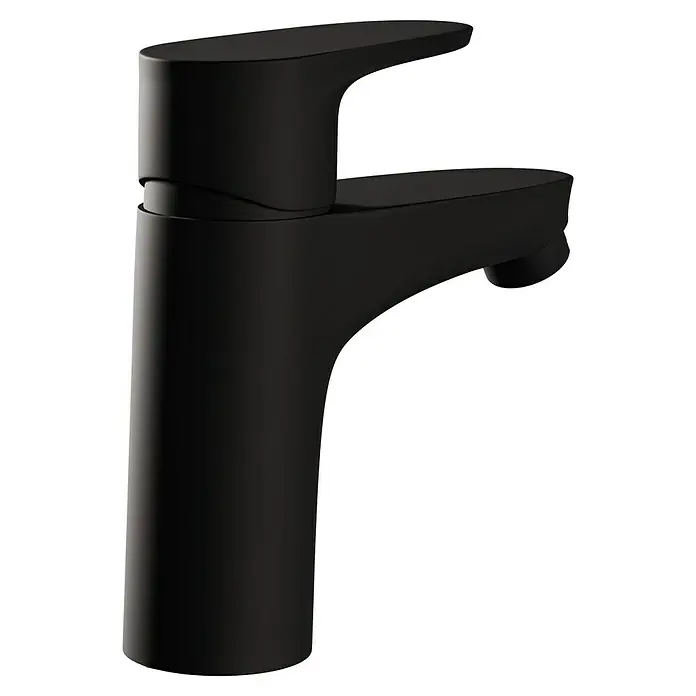 Camargue Elba Waschtischarmatur - Schwarz, Matt - Schwarzer Wasserhahn mit schlankem Design. Dieser moderne Wasserhahn ist eine stilvolle Ergänzung für jedes Badezimmer.