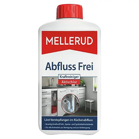 Mellerud  Abflussreiniger Abfluss Frei Kraftreiniger Aktivchlor