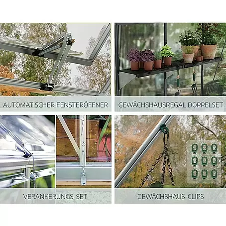Palram – Canopia  Zubehör-Set für Gewächshaus