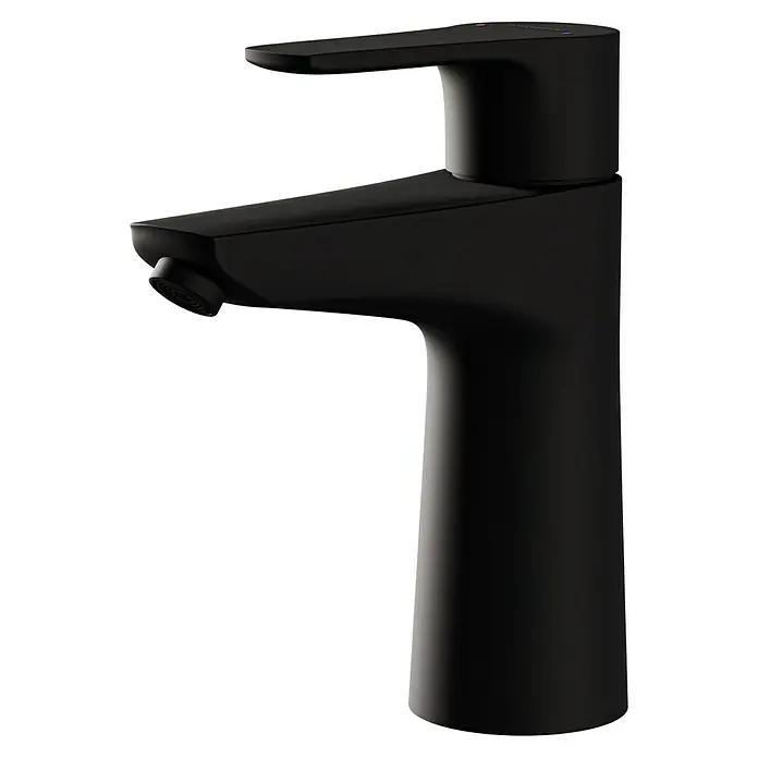 Hansgrohe Talis E Waschtischarmatur 110 - Schwarz, Matt - Schwarzarmatur für das Badezimmer. Minimalistisches Design mit klaren Linien und elegantem Finish. Ein echter Blickfang im Badezimmer.