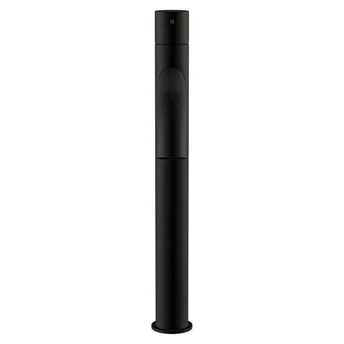 Camargue Waschtischarmatur Milano - Schwarz, Matt, Höhe: 30,4 cm - Moderner, mattschwarzer Wasserhahn mit zylindrischem Design, ideal für stilvolle Badezimmer. Blickfang mit minimalistischer Eleganz.