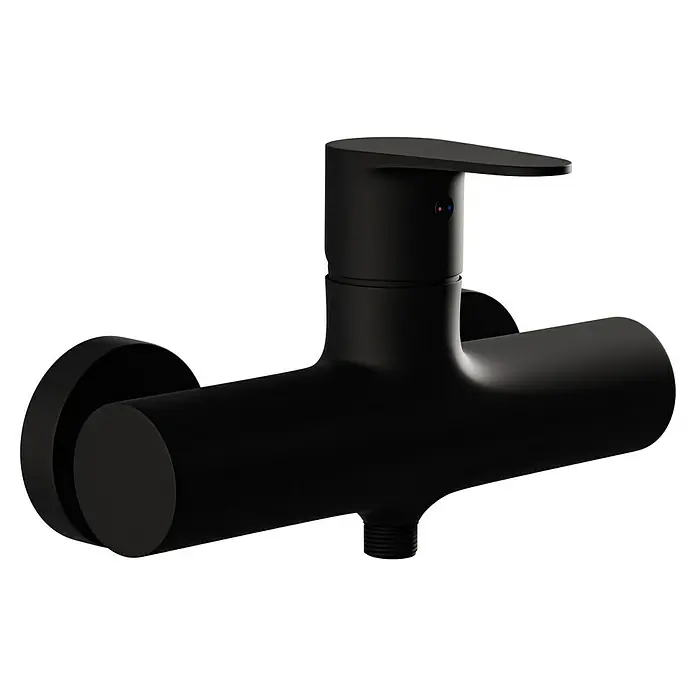 Camargue Elba Brausearmatur - Schwarz, Matt - Schwarze Armatur für Bad oder Küche mit modernem Design. Ideal für zeitgemäße Innenräume und einfache Montage.