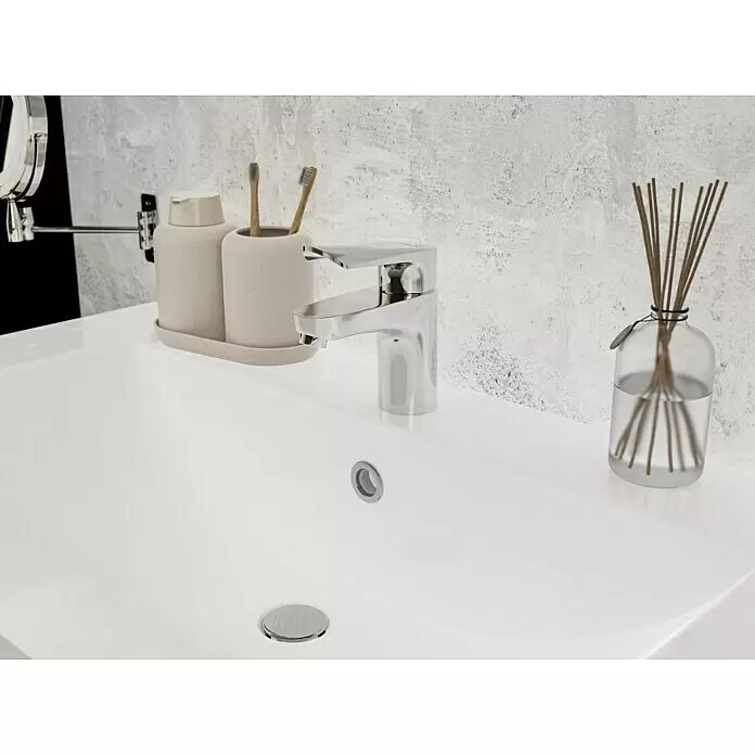 Hansgrohe Logis E Waschtischarmatur 70 - Höhe: 14,5 cm, Chrom, Glänzend - Stimmungsaufnahme
