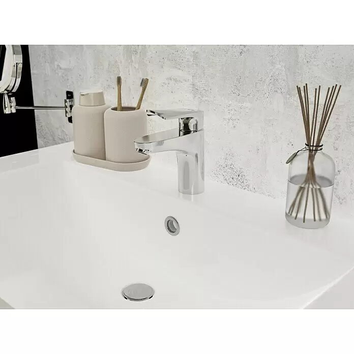 Hansgrohe Logis E Waschtischarmatur 100 - Höhe: 16,4 cm, Chrom, Glänzend - Stimmungsaufnahme