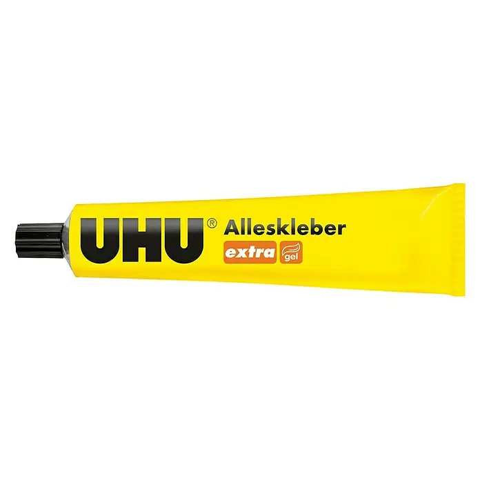 UHU Alleskleber extra - 125 g, Gelartig, Gebrauchsfertig - UHU Alleskleber extra Gel Tube. Der Alleskleber in Gelform ist ideal für sauberes und tropffreies Kleben auf verschiedenen Oberflächen.