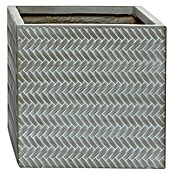 Maceta para planta Alex (L x Al: 37 x 37 cm, Material compuesto, Gris) | BAUHAUS