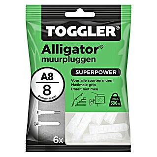 Toggler Pluggen Alligator A8 (6 st.)
