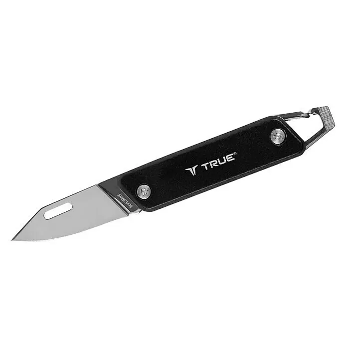 True Utility Taschenmesser TU7059 - Klingenlänge: 3,8 cm, 7,5 cm, Stahl rostfrei - Diagonale Ansicht