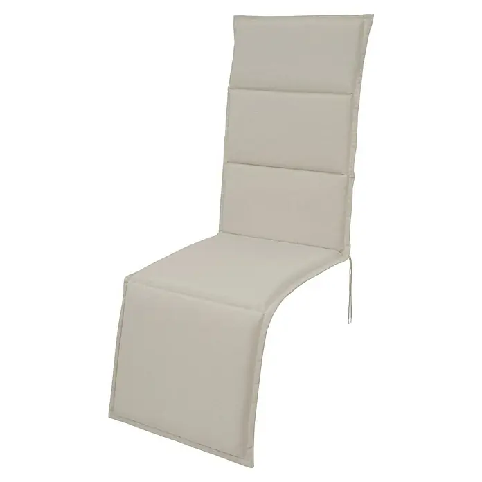 Sunfun Elba Sitzauflage Relaxsessel - Natur, Relaxsesselauflage, L x B x H: 168 x 50 x 4 cm, Materialzusammensetzung Bezug: Polyester - Dieser elegante, gepolsterte Loungesessel lädt zum Entspannen ein. Sein modernes Design macht ihn zu einem Blickfang in jedem Raum.