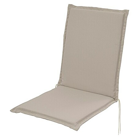 Sunfun Esdo Sitzauflage (Beige, Niederlehner, L x B x H: 100 x 45 x 4,5 cm, Materialzusammensetzung Bezug: Polyester)