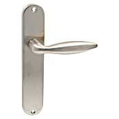 Deurklink Langschild blind Pancia (Roestvrij staal) | BAUHAUS