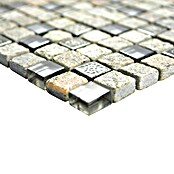 Mosaikfliese Quadrat Crystal Mix XCM M710 (30 x 30 cm, Grau, Matt)