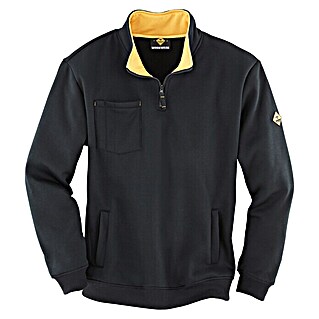 Terrax Workwear Sweatshirt (Schwarz/Gelb, Größe: XXXL)