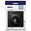 Simon 10 Tapacables salida cables (Plástico, Negro) | BAUHAUS