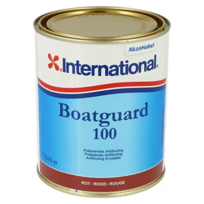 International Selbstpolierendes Antifouling Boatguard 100 - Rot, 750 ml