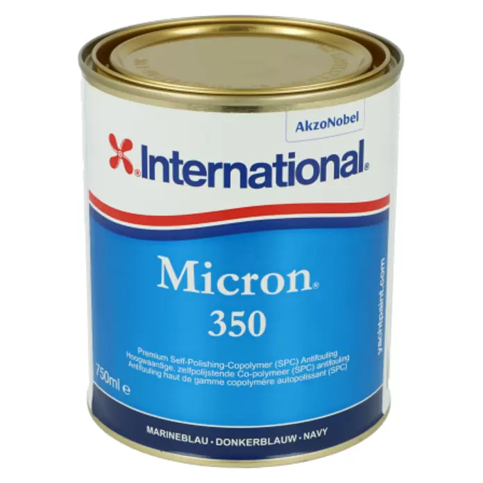 International Selbstpolierendes Antifouling Micron 350 - Marineblau, 750 ml