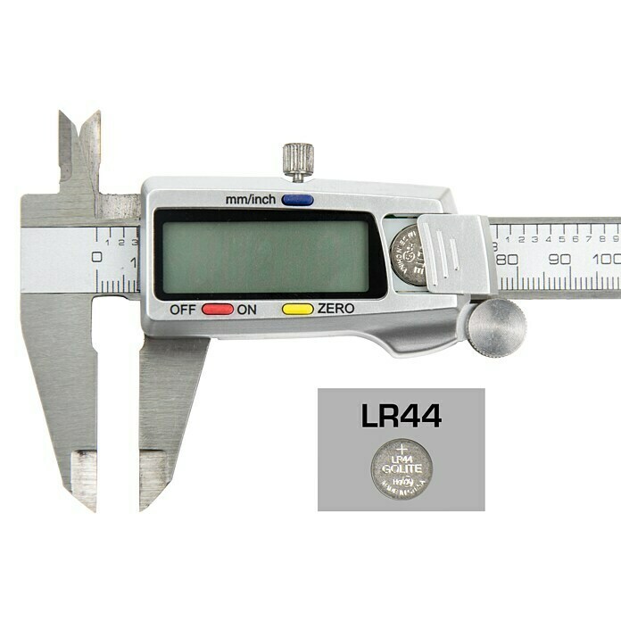 Alpha Tools Digitaler Messschieber (Messbereich: 0 - 150 mm, Stahl