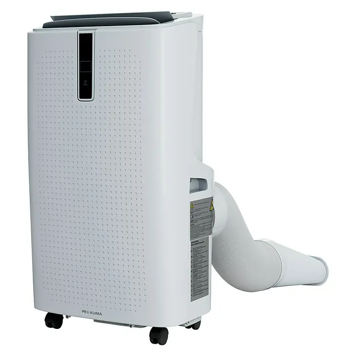 Voltomat Mobiles Klimagerät WiFi 12.000 BTU - 3.500 W, Raumgröße: 35 m², Weiß - Mobiles Klimagerät Pro Klima in Weiß mit Abluftschlauch für flexible Kühlung und verbesserte Luftqualität in Innenräumen.
