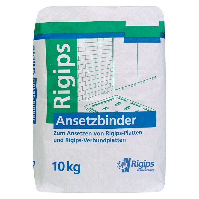 Rigips Ansetzbinder10 kg Front View