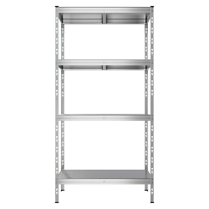 Regalux MetallSchwerlastregal (L x B x H 40 x 90 x 180 cm, Traglast